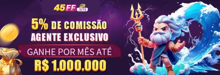 Banner de promoção do 45FF Cassino.