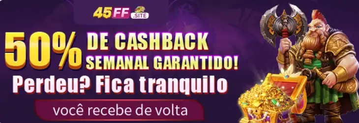 Banner de promoção do 45FF Cassino
