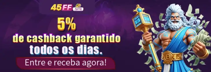 Banner de promoção do 45FF Cassino.